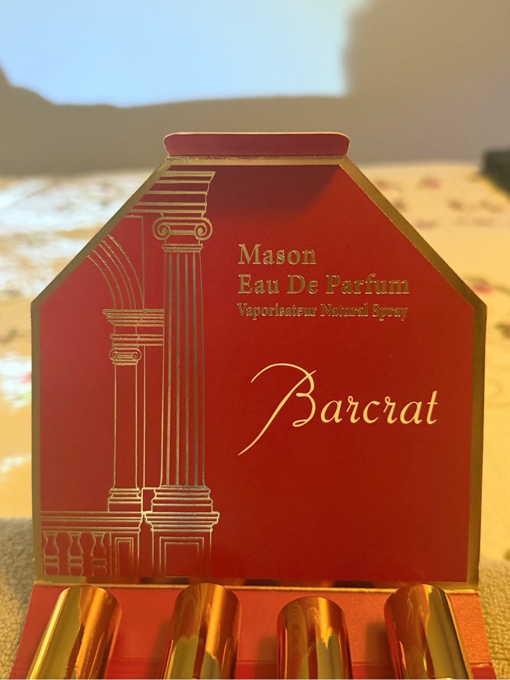 Mason Barcrat Eau De Parfum Red & Gold Box Set